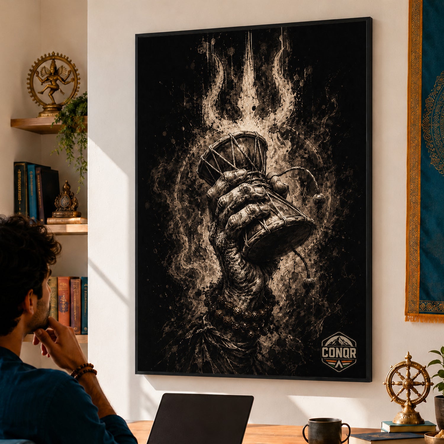 Cosmic Damru – The First Beat of Creation