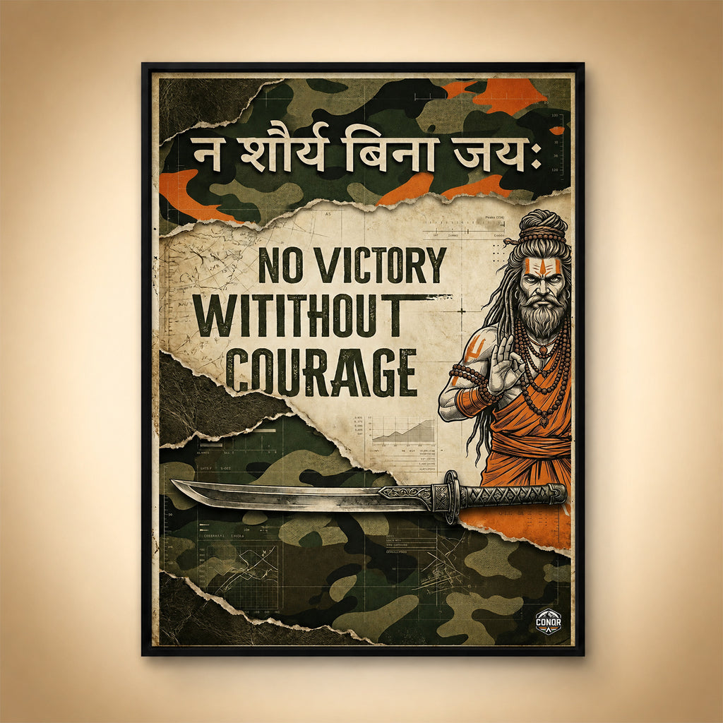 न शौर्य बिना जयः – No Victory Without Courage