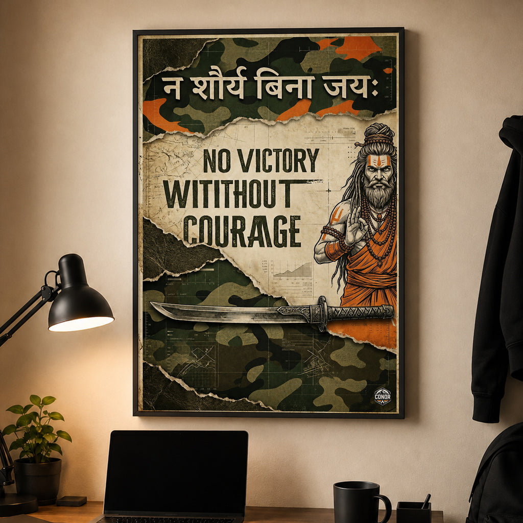 न शौर्य बिना जयः – No Victory Without Courage
