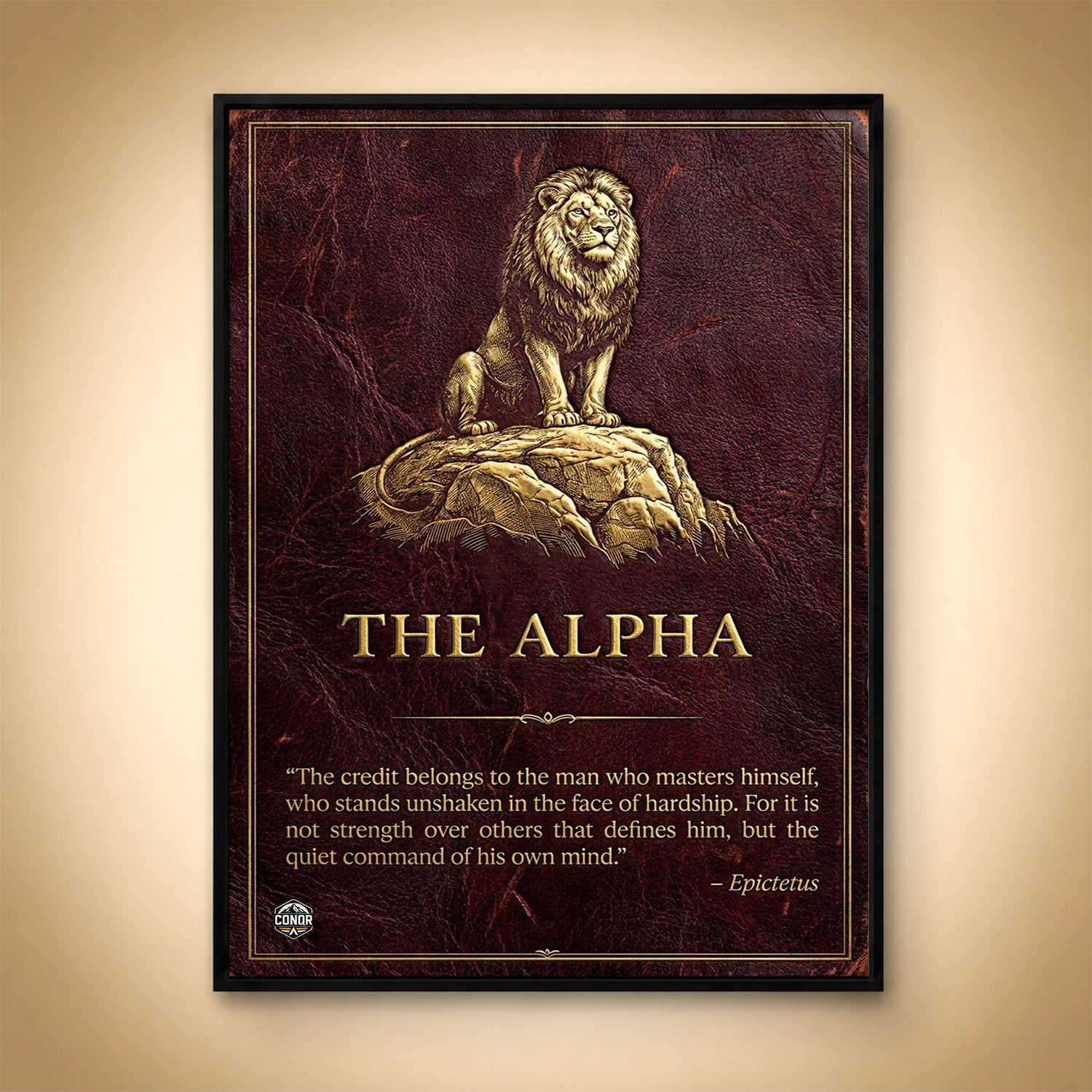 The Alpha – Master of Himself First