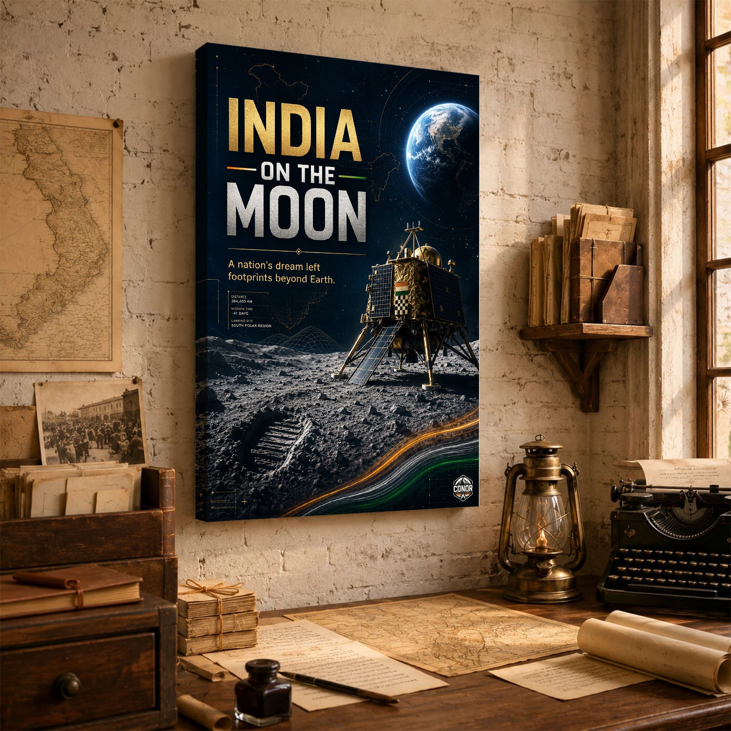India on the Moon – Footprints Beyond Earth