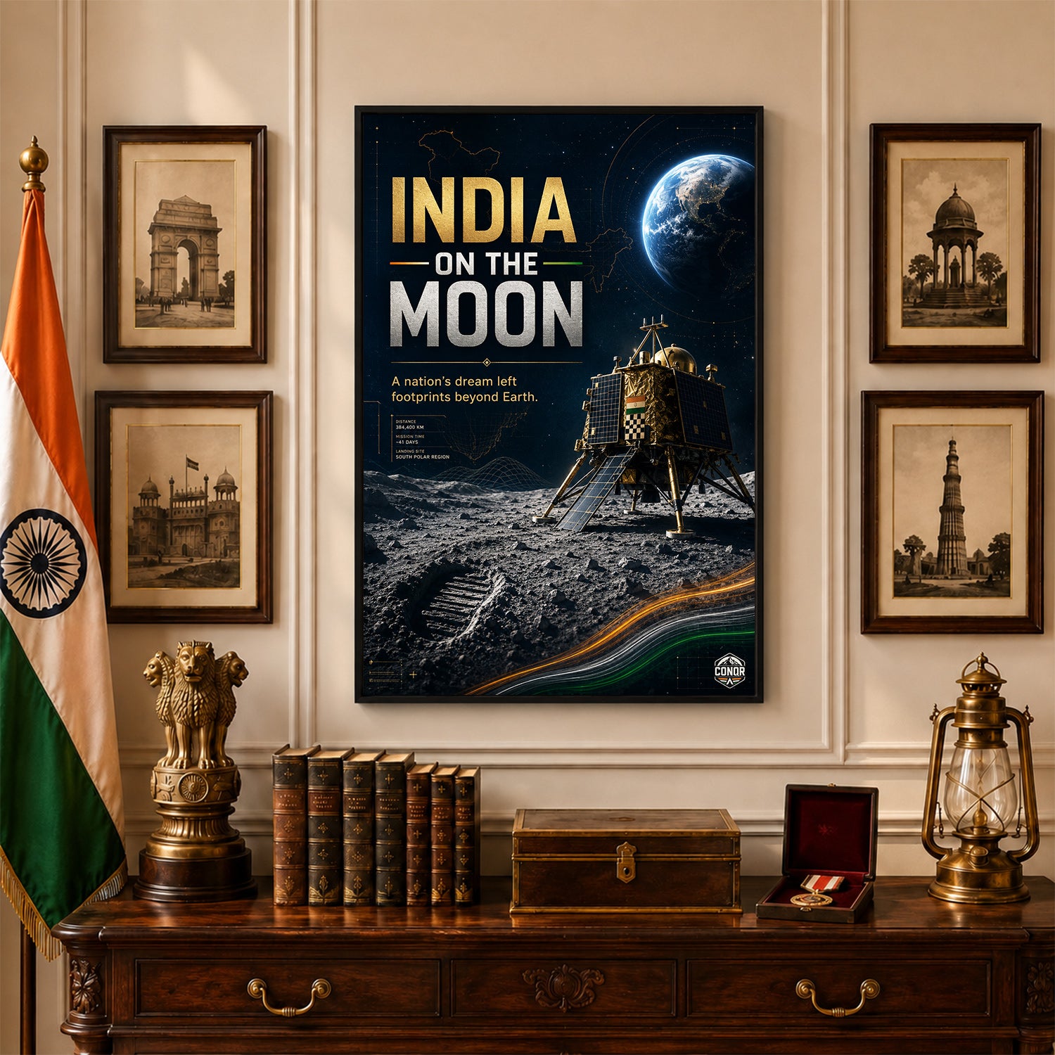 India on the Moon – Footprints Beyond Earth