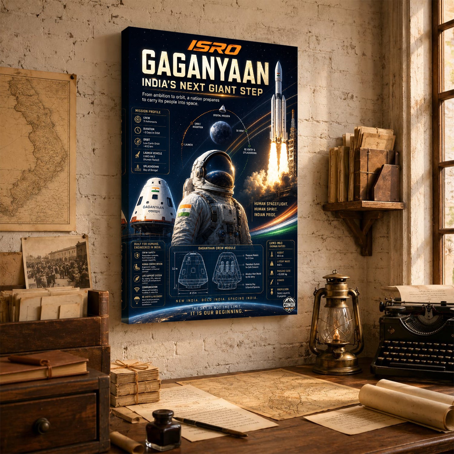 Gaganyaan, the Giant Step – Built for Humans