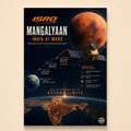 Mangalyaan trajectory from 2013 launch to Mars orbit insertion with mission highlights