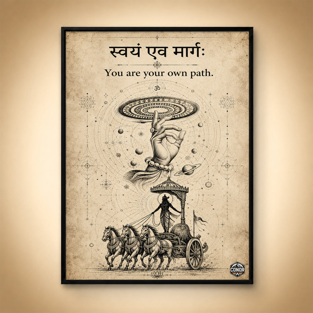 Krishna Anything Possible - Canvas Wall Art (CONQR_KRISHNA_001)