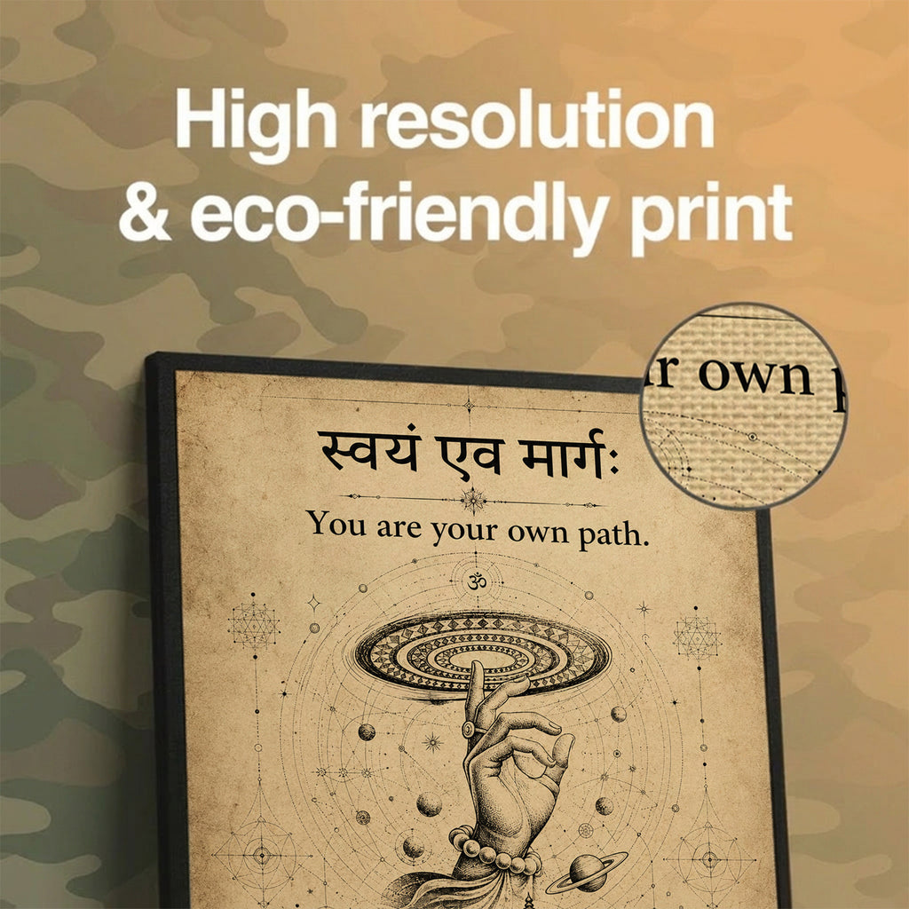 Krishna Anything Possible - Canvas Wall Art (CONQR_KRISHNA_001)