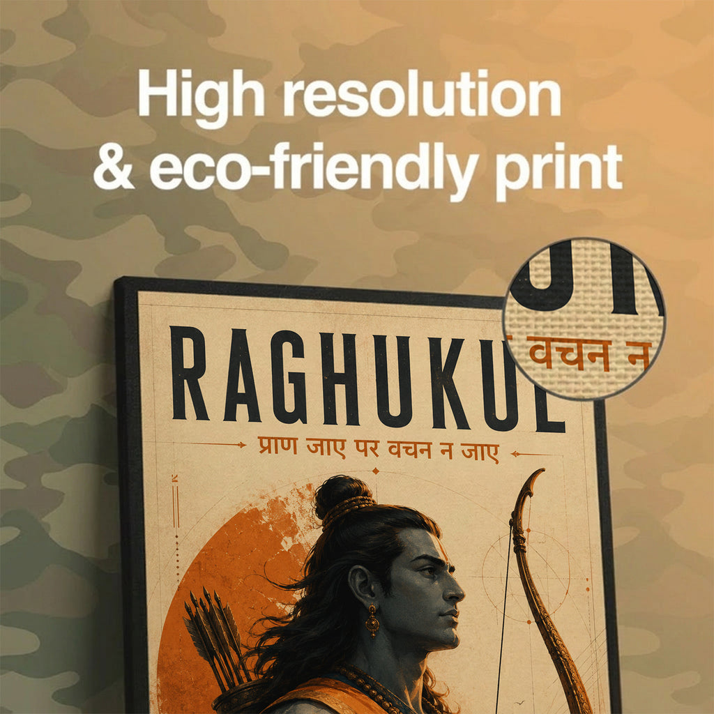 Raghukul Honor - Canvas Wall Art (CONQR_SAN_RAM_05)