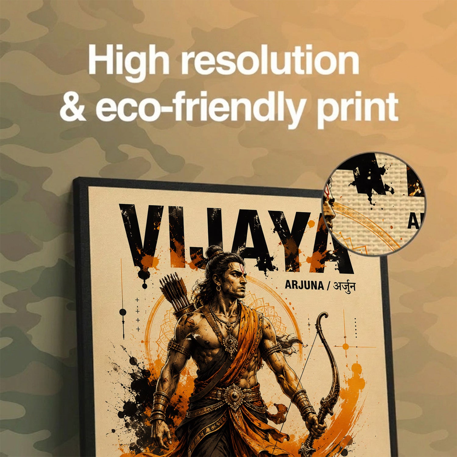 Vijaya Arjuna - Canvas Wall Art (CONQR_SAN_17)