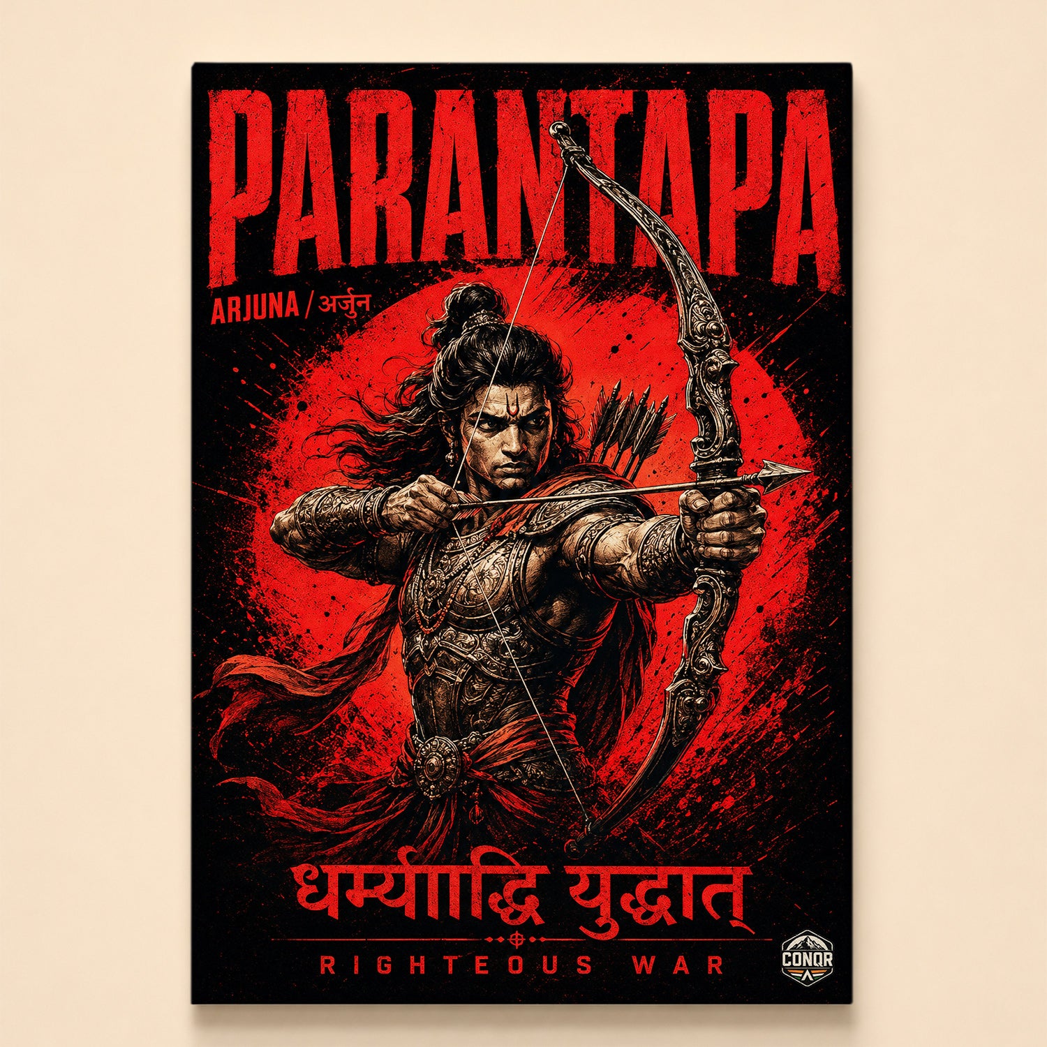 Parantapa Arjuna - Canvas Wall Art (CONQR_SAN_18)