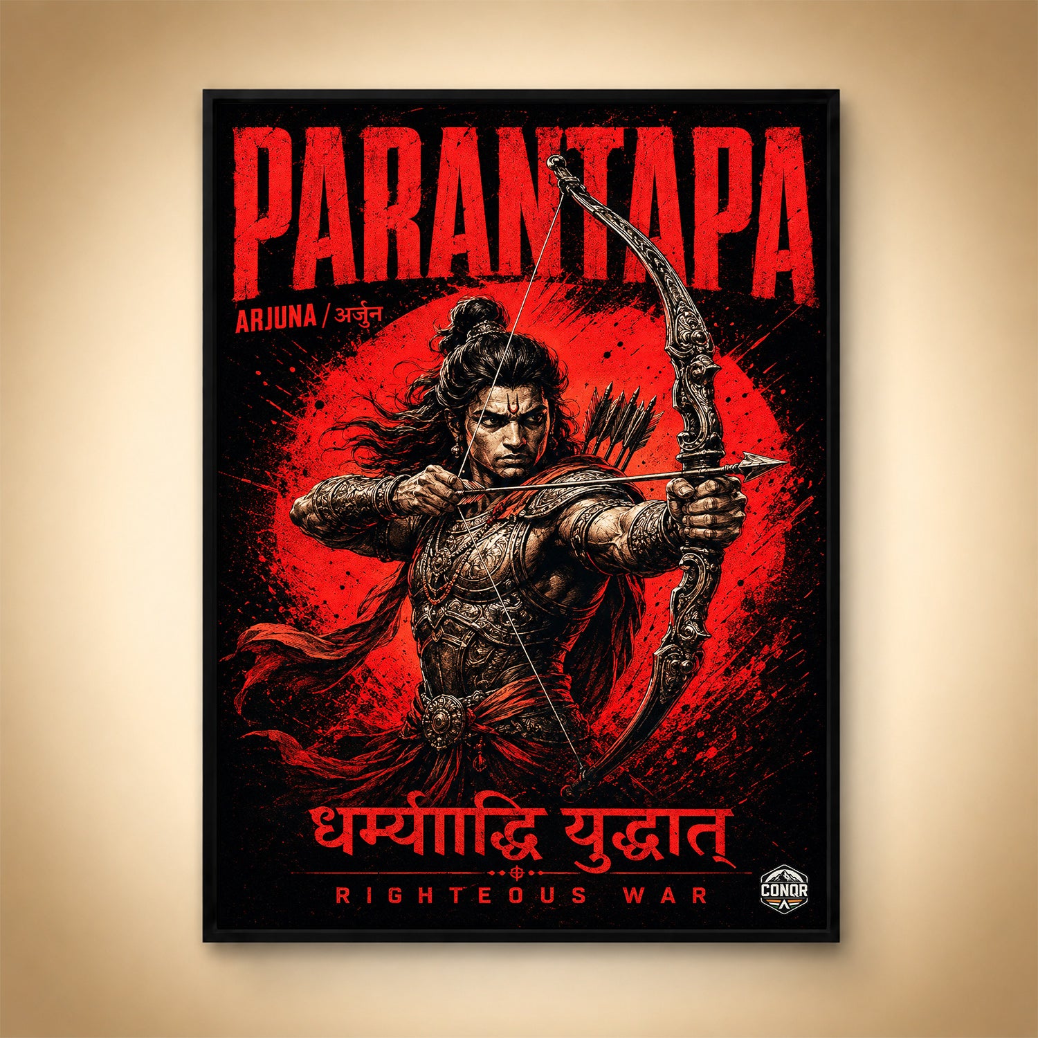 Parantapa Arjuna - Canvas Wall Art (CONQR_SAN_18)