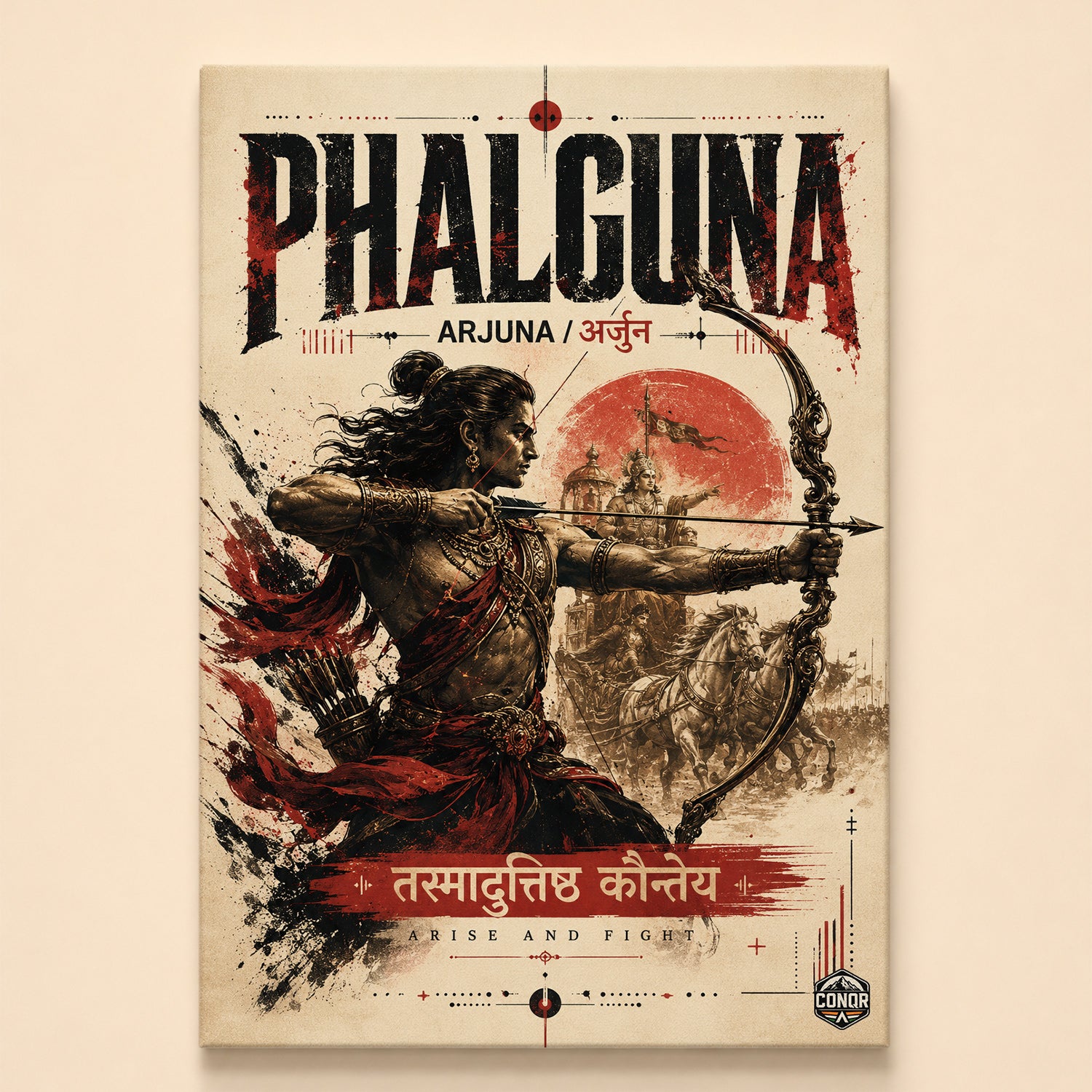Phalguna Arjuna - Canvas Wall Art (CONQR_SAN_19)