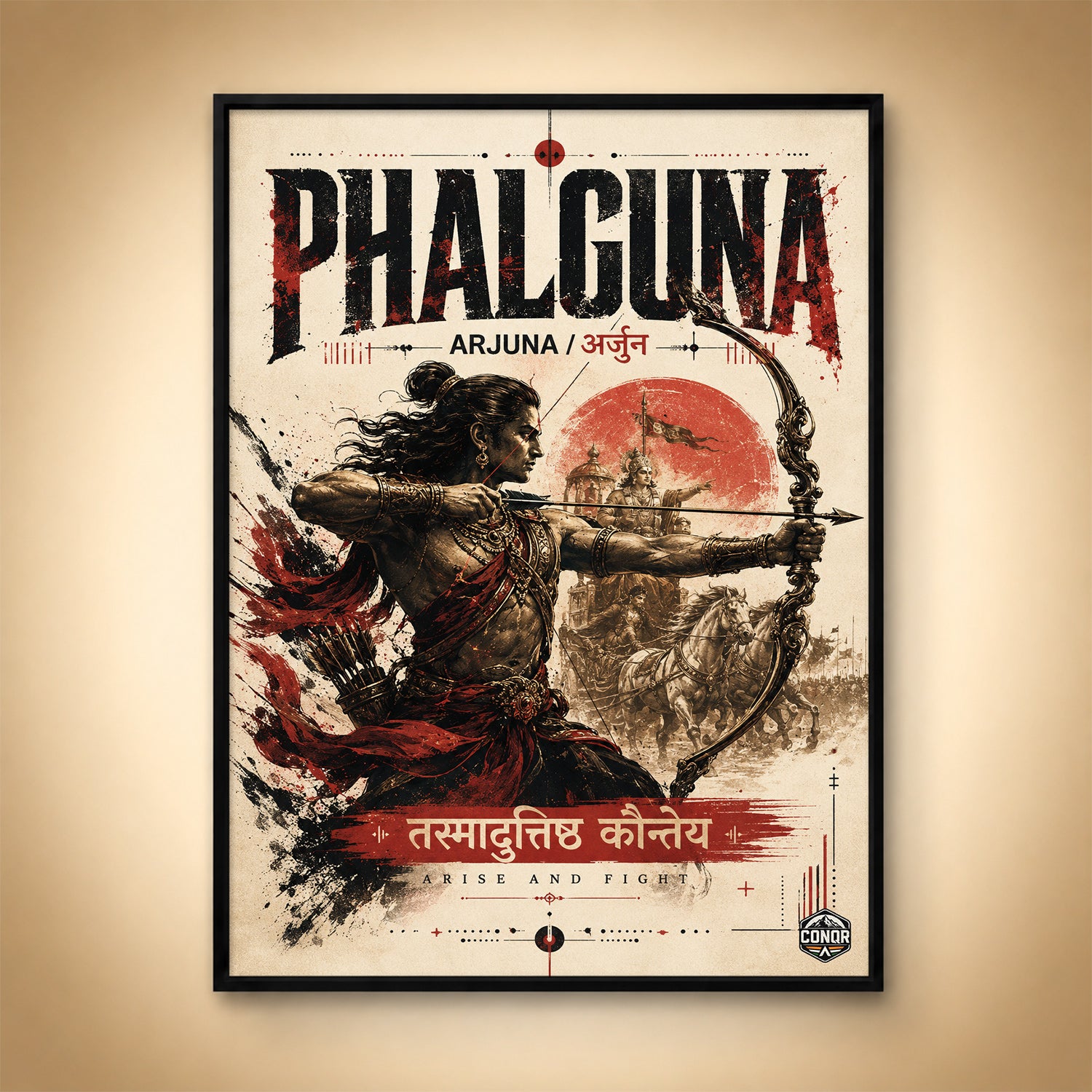 Phalguna Arjuna - Canvas Wall Art (CONQR_SAN_19)