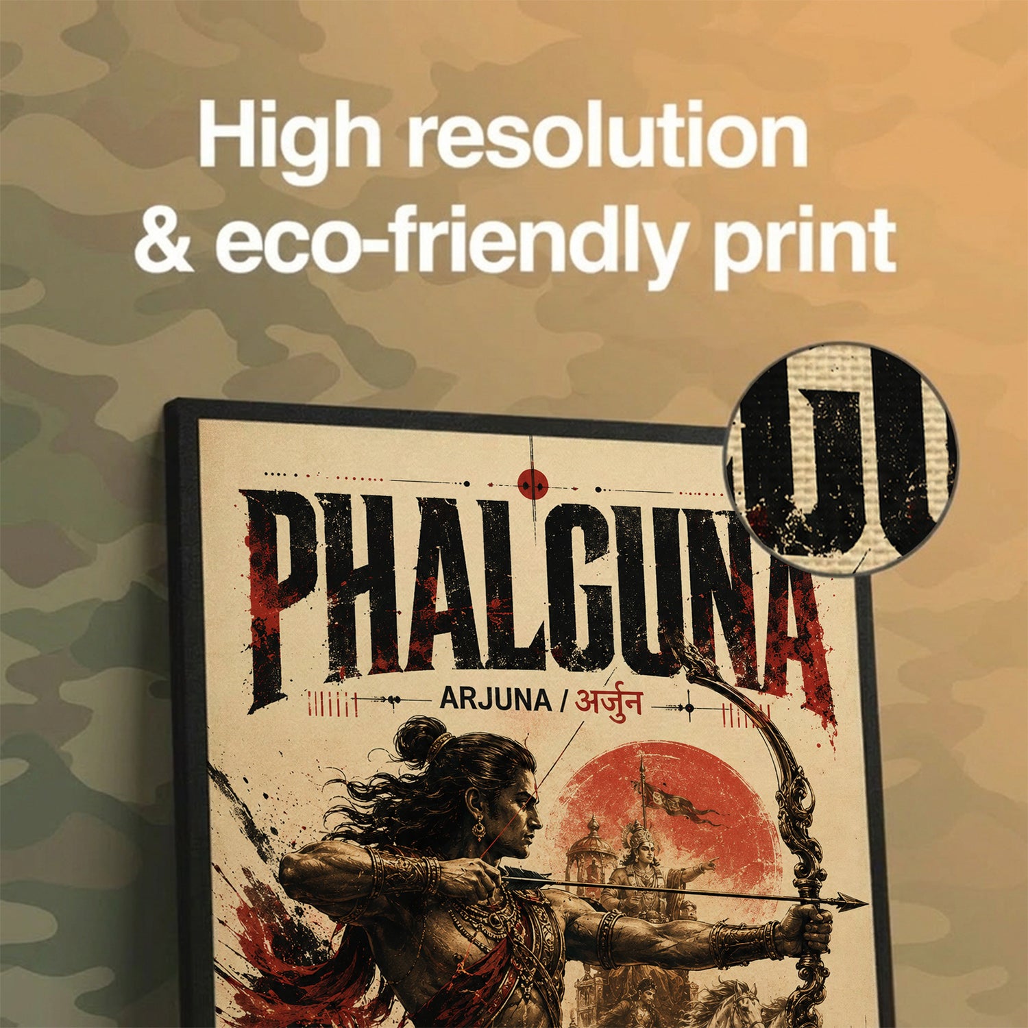 Phalguna Arjuna - Canvas Wall Art (CONQR_SAN_19)