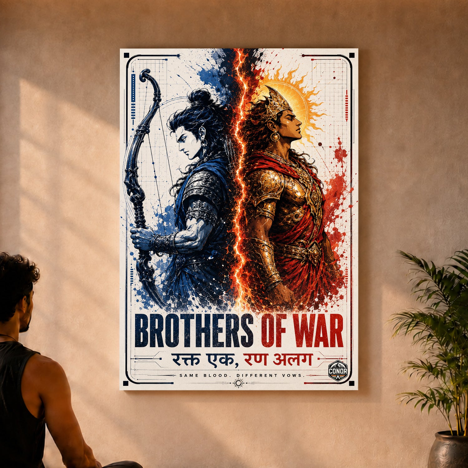 Brothers of War - Canvas Wall Art (CONQR_SAN_25)