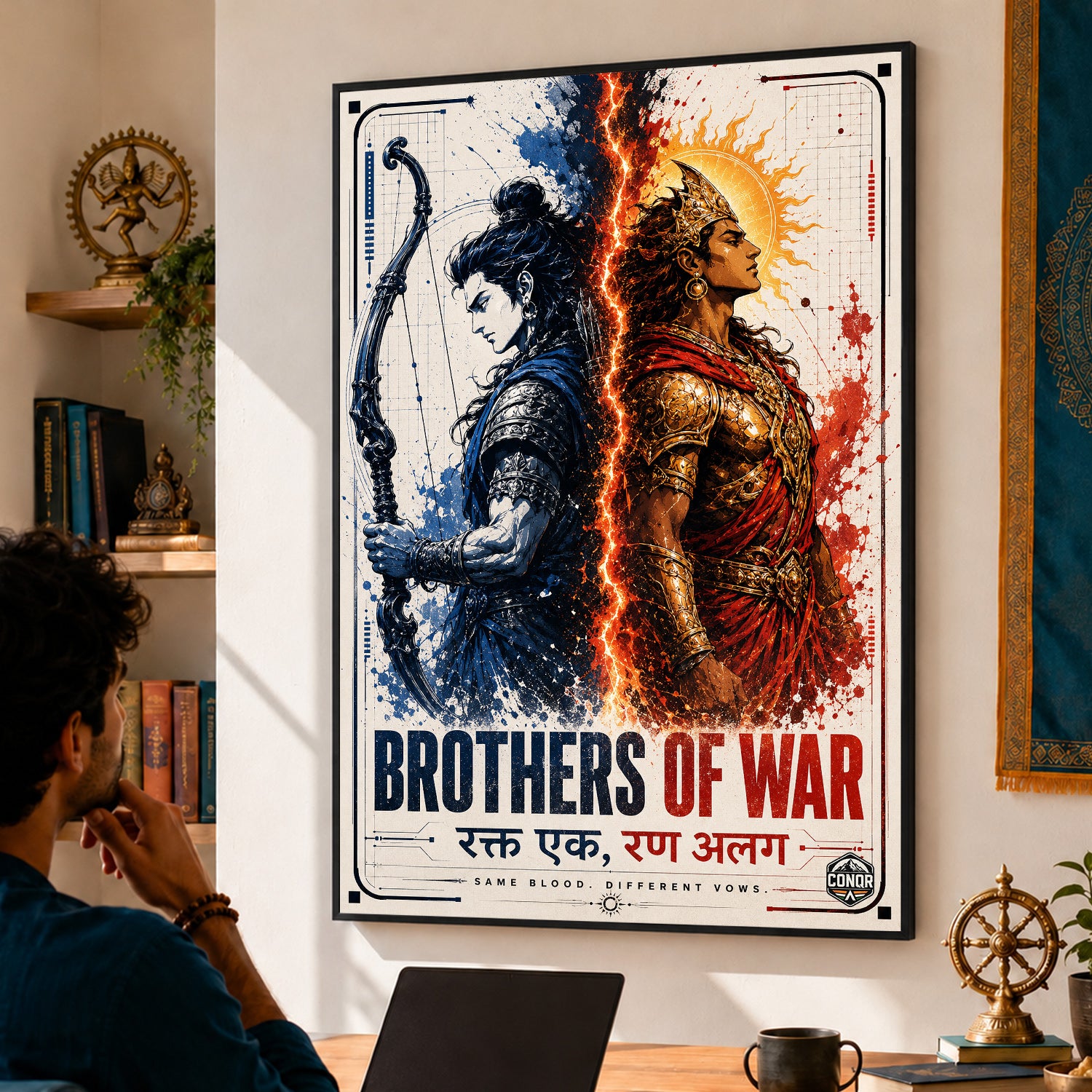 Brothers of War - Canvas Wall Art (CONQR_SAN_25)