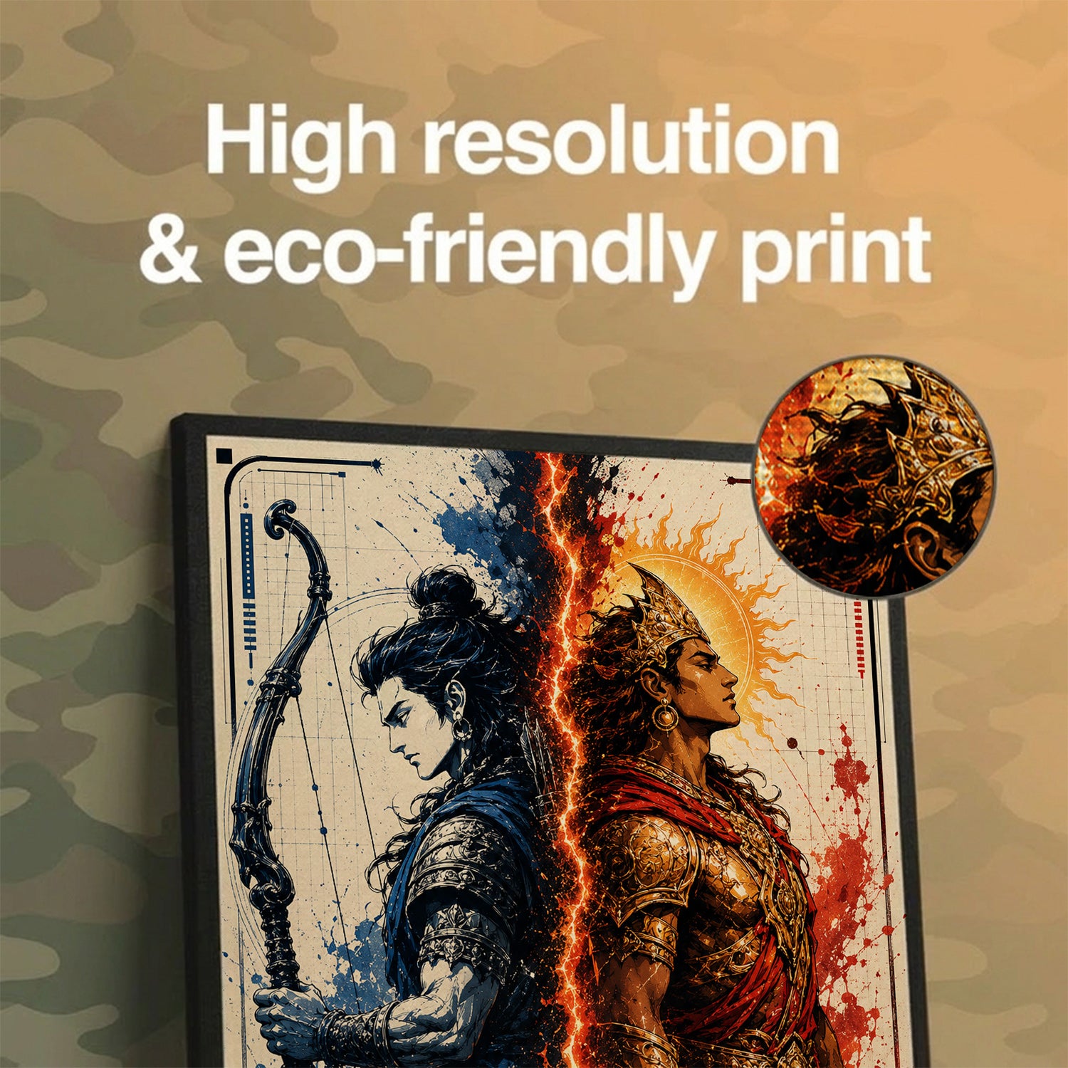 Brothers of War - Canvas Wall Art (CONQR_SAN_25)