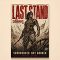 Last Stand Abhimanyu - Canvas Wall Art (CONQR_ABHI_SAN_04)