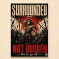 Surrounded Not Broken - Canvas Wall Art (CONQR_ABHI_SAN_07)