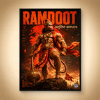 Ramdoot Hanuman - Canvas Wall Art (CONQR_SAN_RAM_13)