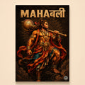 Mahabali Hanuman Warrior - Canvas Wall Art (CONQR_SAN_HAN_03)