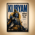 Klibyam Ma Sm Gamah - Canvas Wall Art (CONQR_KRISHNA_008)