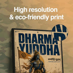 Dharma Yuddha - Canvas Wall Art (CONQR_KRISHNA_009)