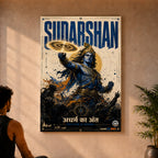 Sudarshan Krishna - Canvas Wall Art (CONQR_KRISHNA_011)