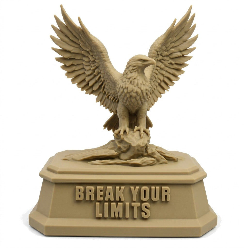 The Eagle — Break Your Limits Desk Sculpture | Lightweight PLA Material
