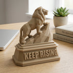 The Lion — Motivational Desk Sculpture | Lightweight PLA Material