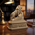 The Lion — Motivational Desk Sculpture | Lightweight PLA Material