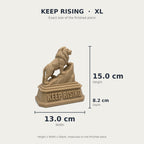The Lion — Motivational Desk Sculpture | Lightweight PLA Material