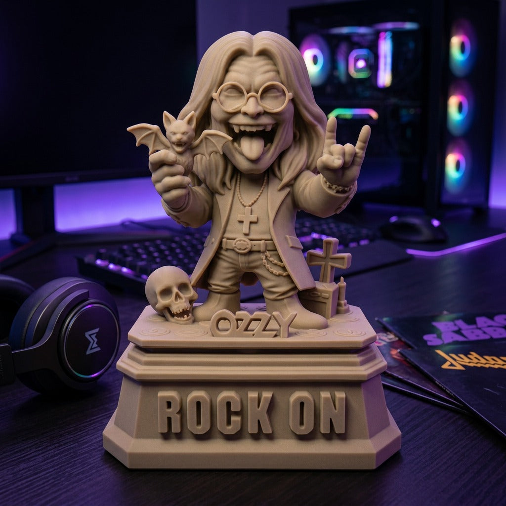 Rock On — Rocker Desk Sculpture | Lightweight PLA Material