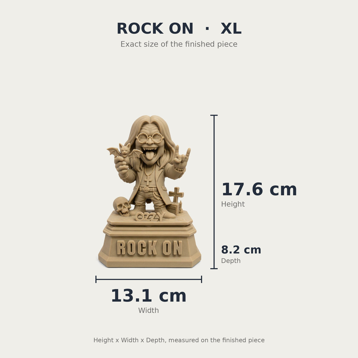Rock On — Rocker Desk Sculpture | Lightweight PLA Material