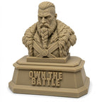 The Warrior — Motivational Desk Sculpture | Lightweight PLA Material