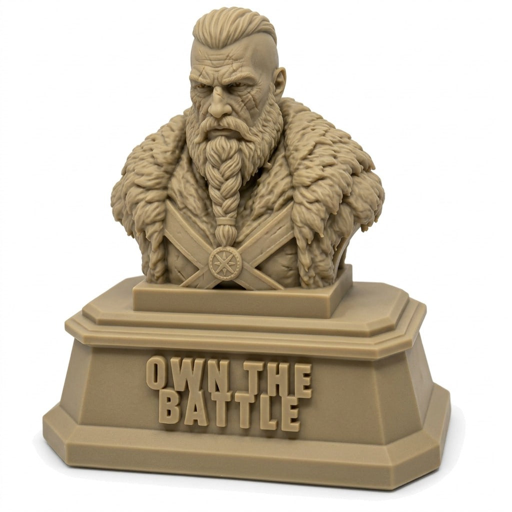 The Warrior — Motivational Desk Sculpture | Lightweight PLA Material