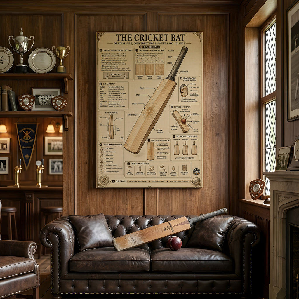 The Cricket Bat, Explained – Willow, Craft & Sweet Spot