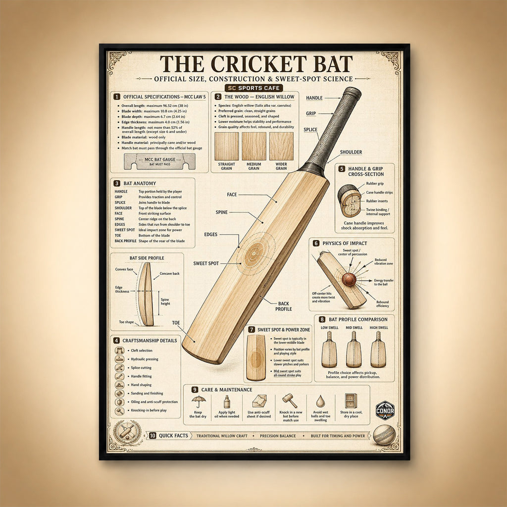 The Cricket Bat, Explained – Willow, Craft & Sweet Spot