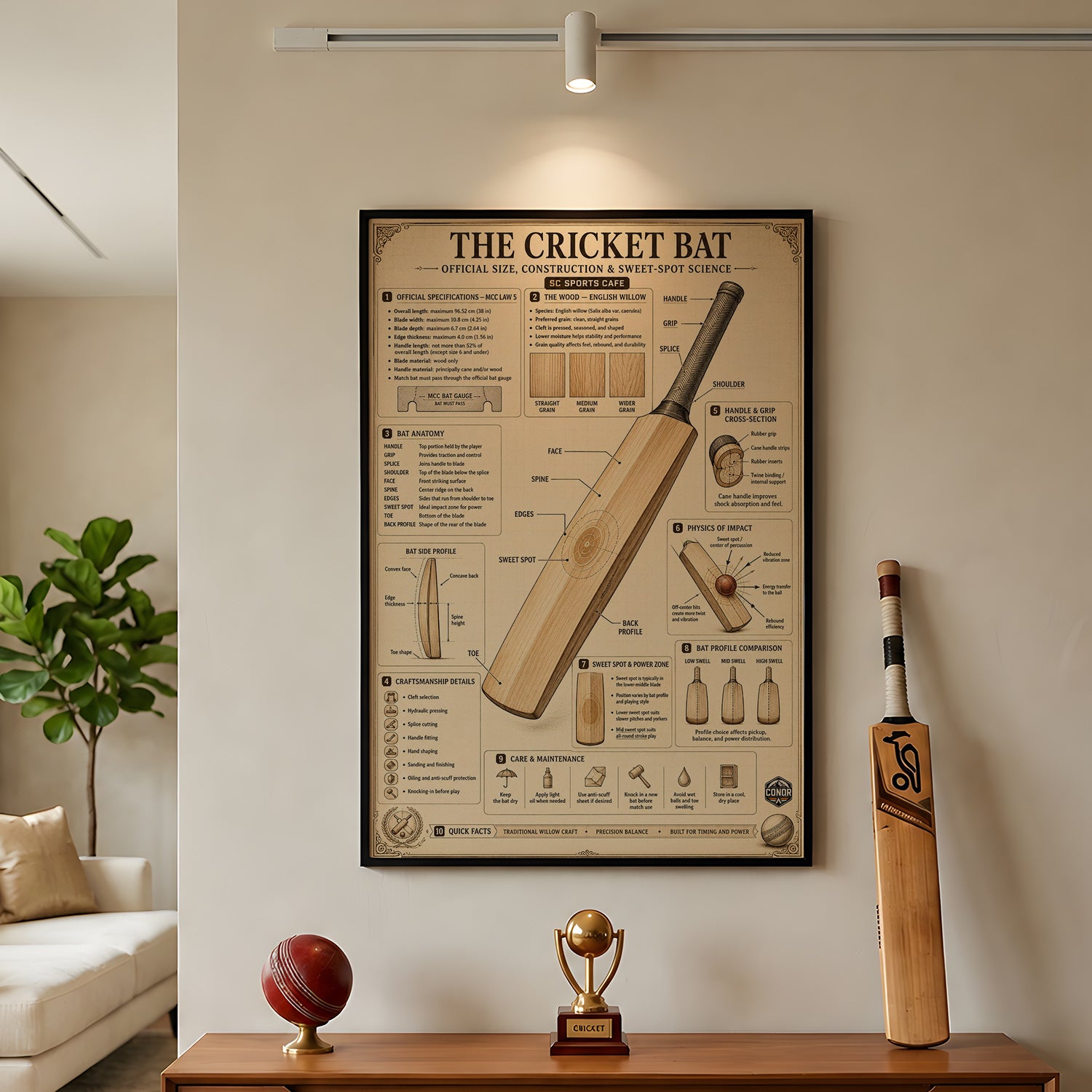 The Cricket Bat, Explained – Willow, Craft & Sweet Spot