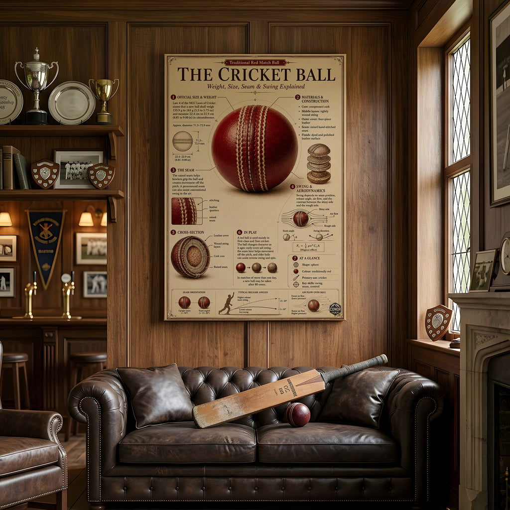 The Cricket Ball, Explained – Seam, Swing & Science