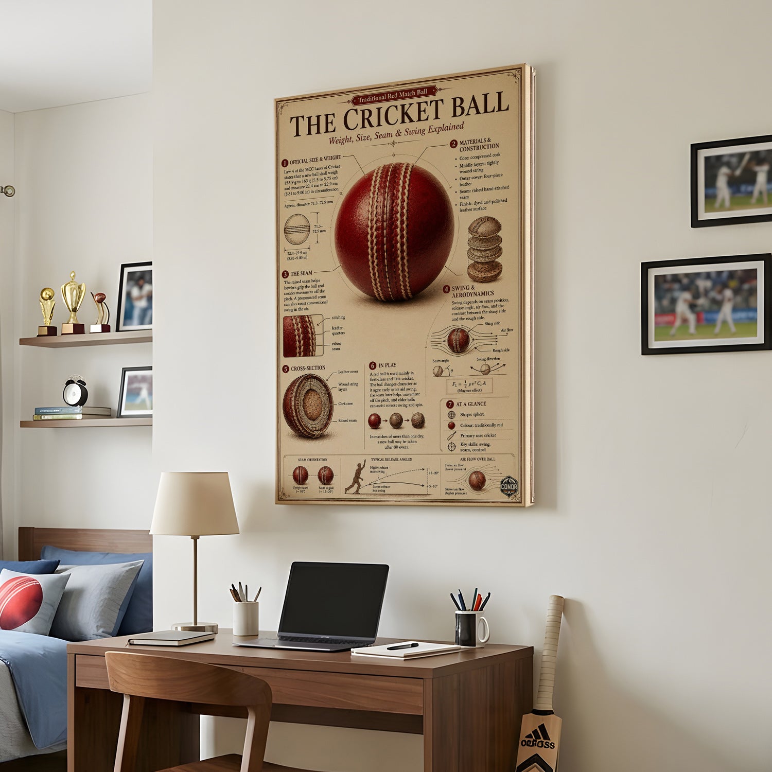 The Cricket Ball, Explained – Seam, Swing & Science