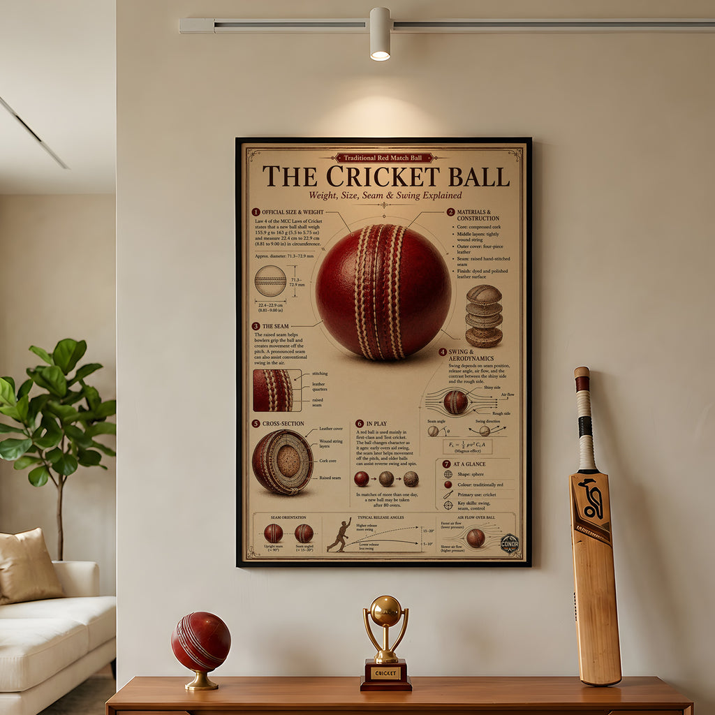 The Cricket Ball, Explained – Seam, Swing & Science