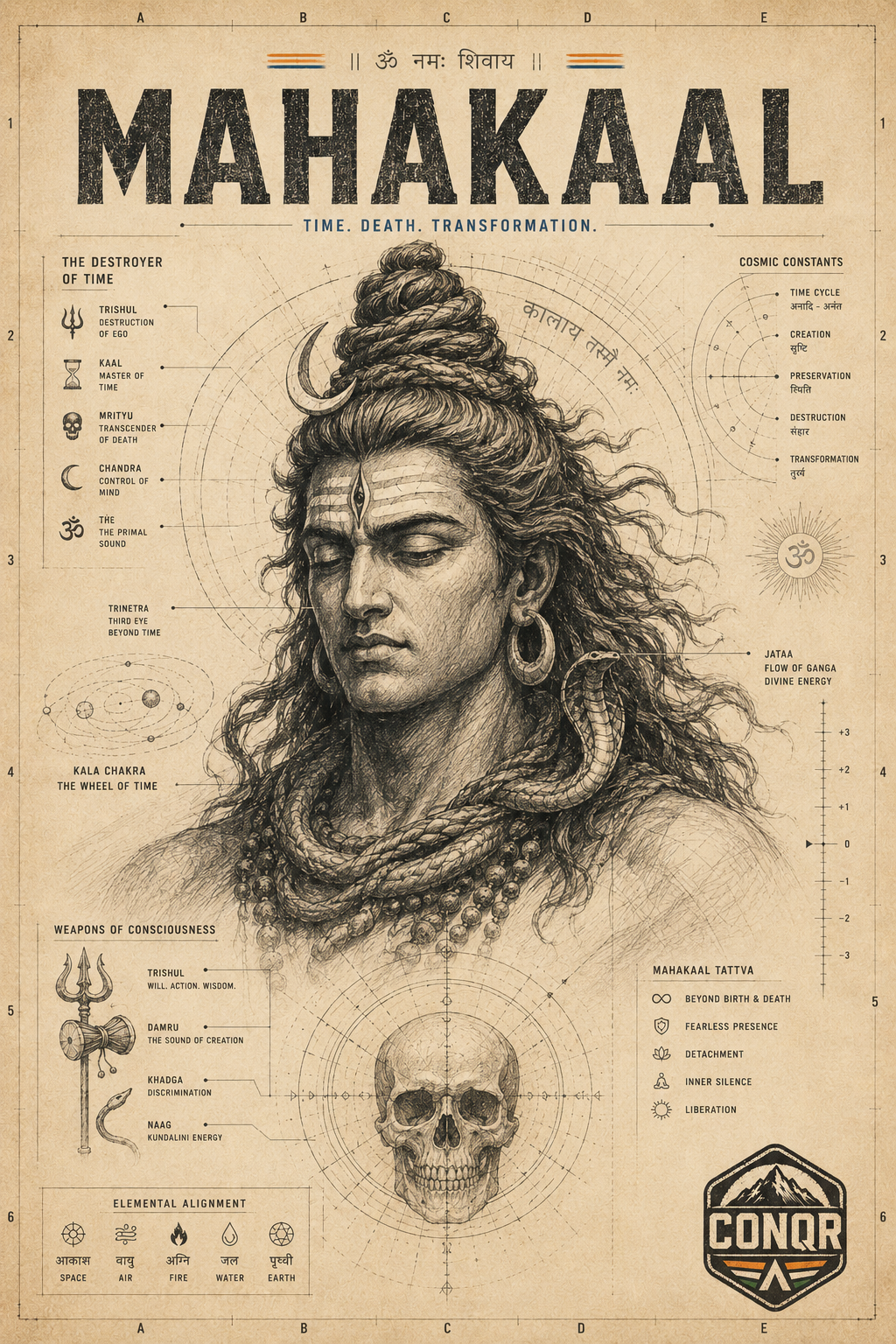 Rudra Devotion Wall Art by CONQR
