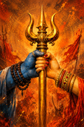 Rudra Storm Shiva Wall Art by CONQR