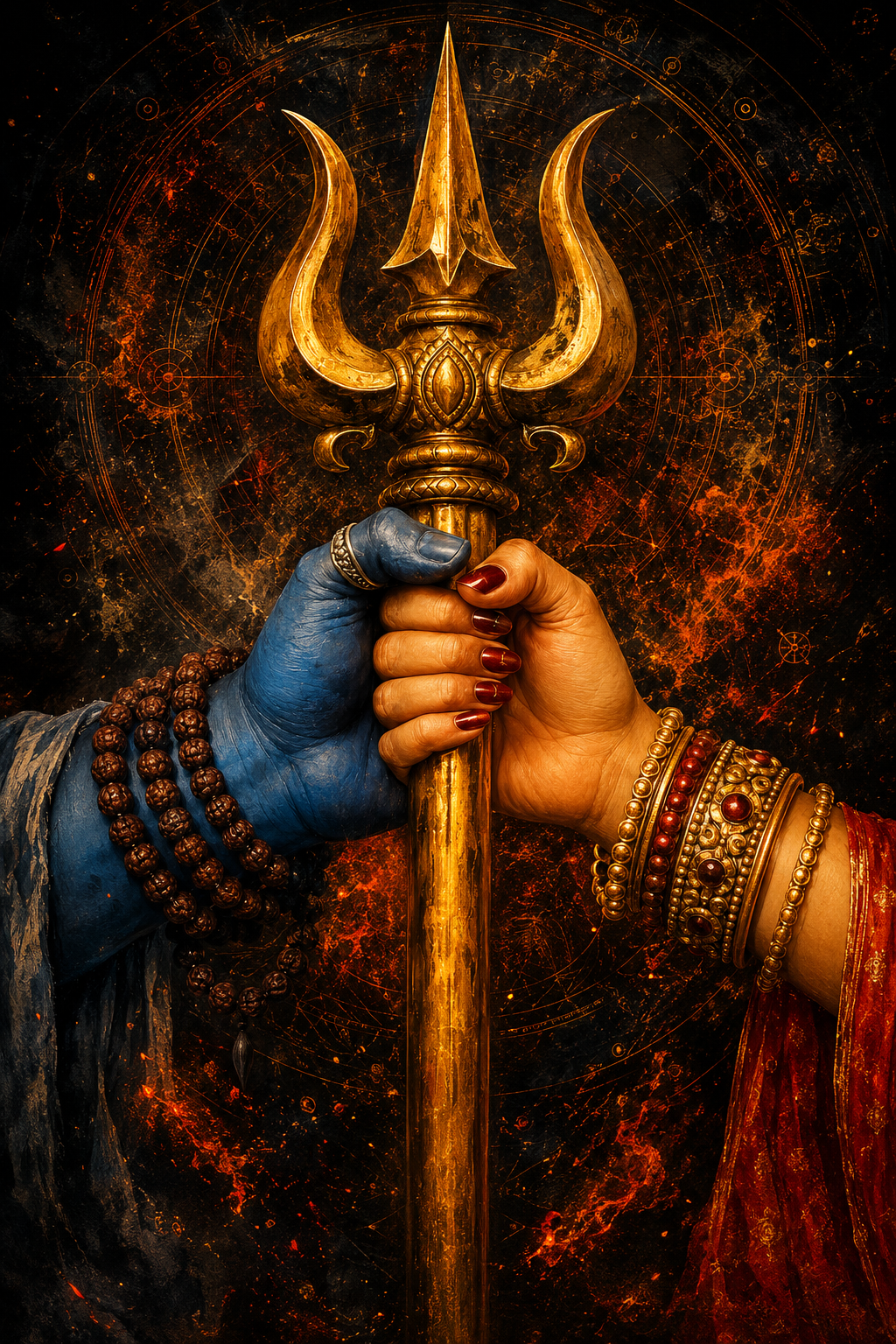 Shiva Ascend Wall Art by CONQR