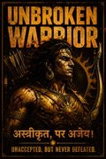 Karna Eternal Honour Wall Art by CONQR