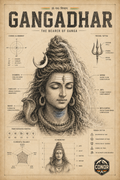 Shiva Shadow Force Wall Art by CONQR