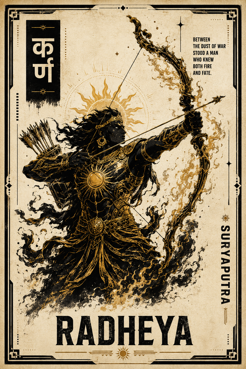 Karna Battlefield Spirit Wall Art by CONQR