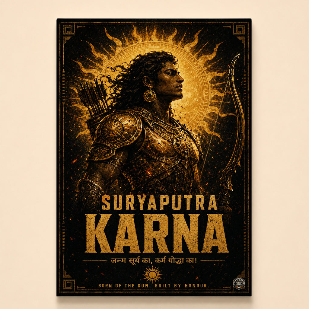 Suryaputra Command Wall Art (CONQR_KARN_005)