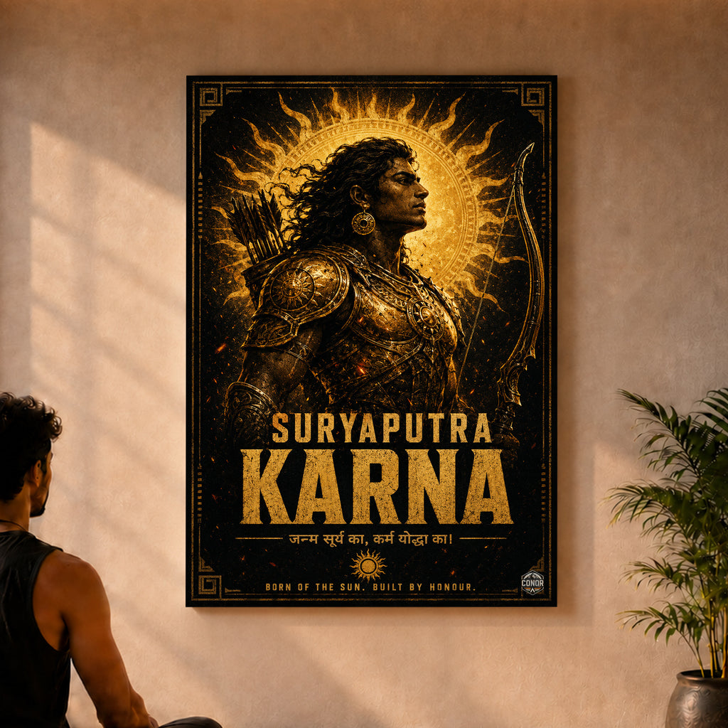 Suryaputra Command Wall Art (CONQR_KARN_005)