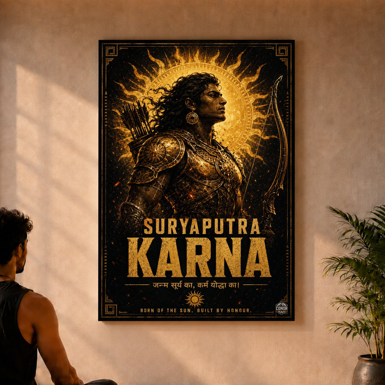 Suryaputra Command Wall Art (CONQR_KARN_005)